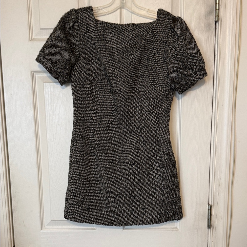 Jennifer Lopez Textured Black and White Blouse